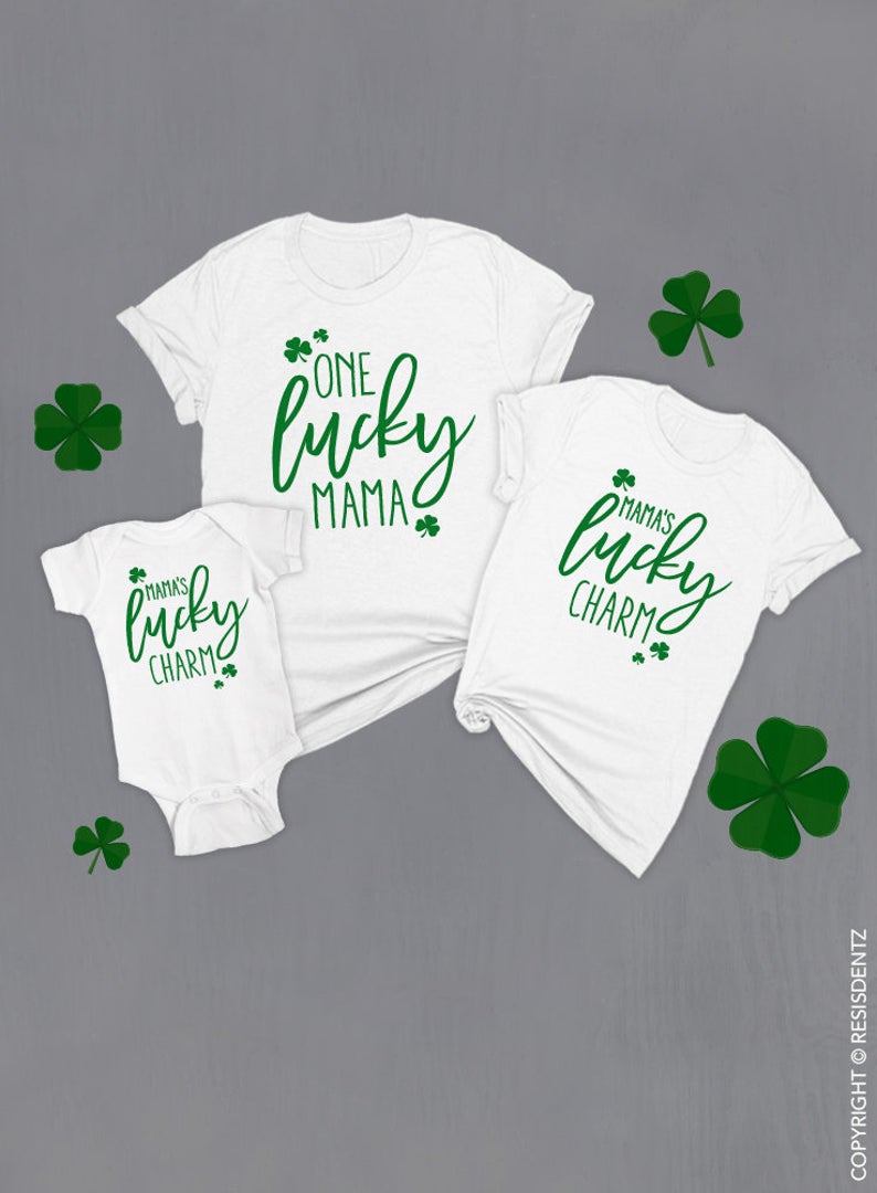 One Lucky Mama St Patricks Day For Mom Shirt & Hoodie 